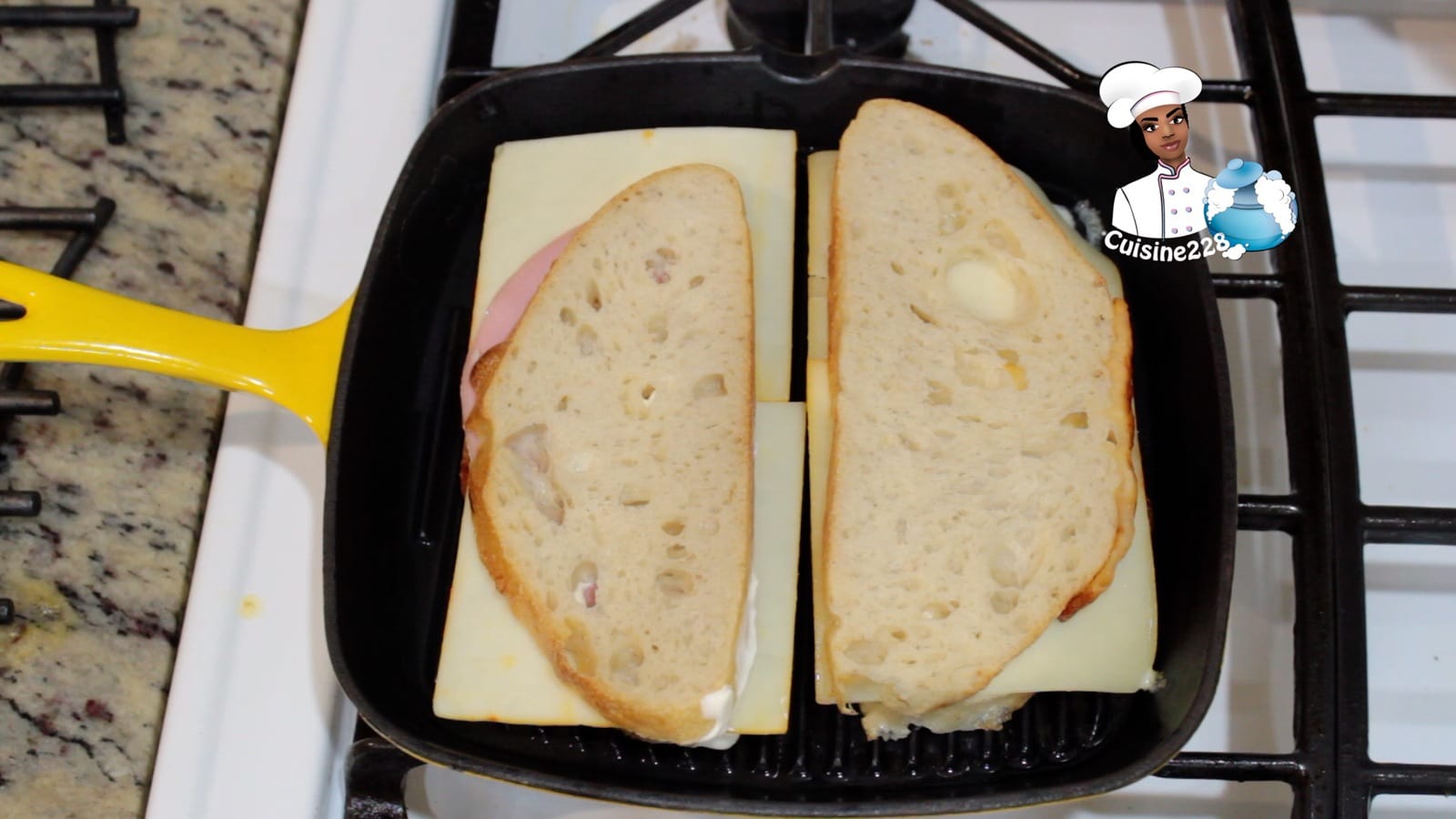 Salami and Cheese Panini Cuisine228