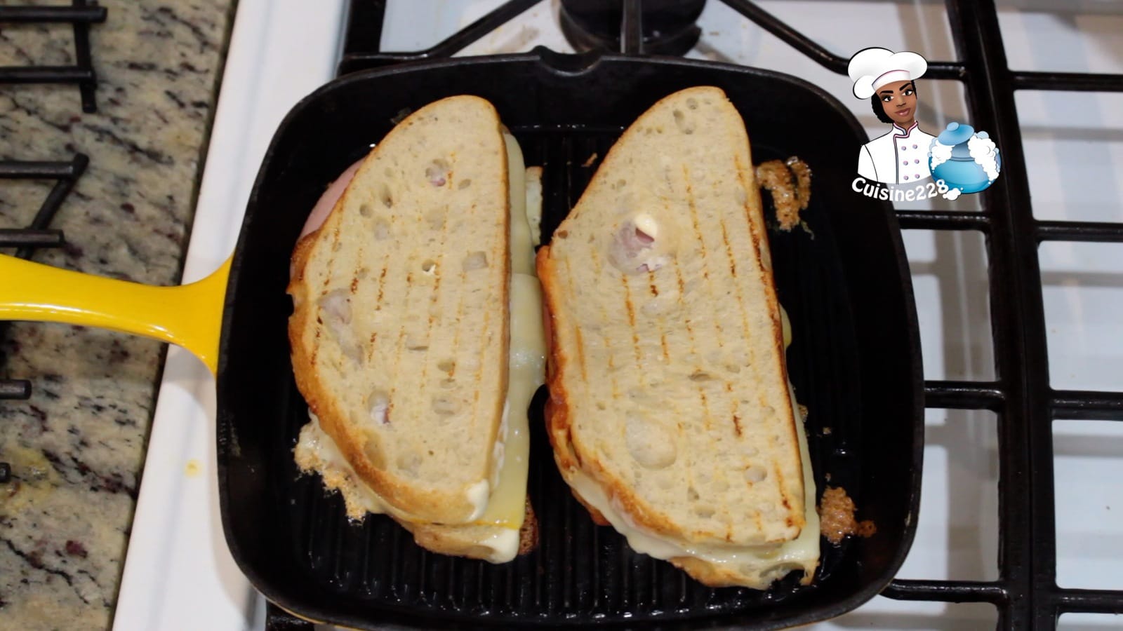 Salami and Cheese Panini Cuisine228