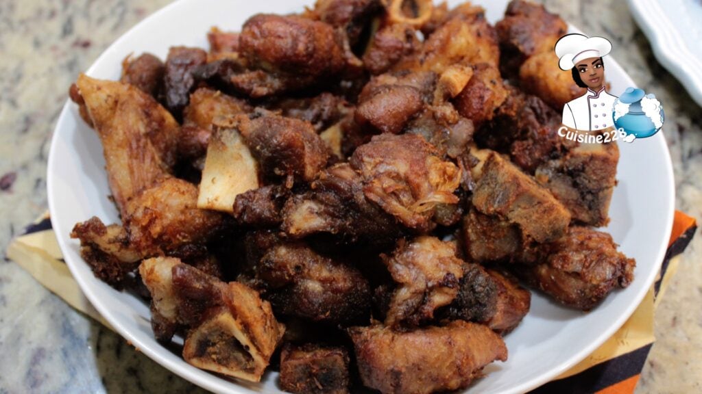 This is the image of Haitian pork griot